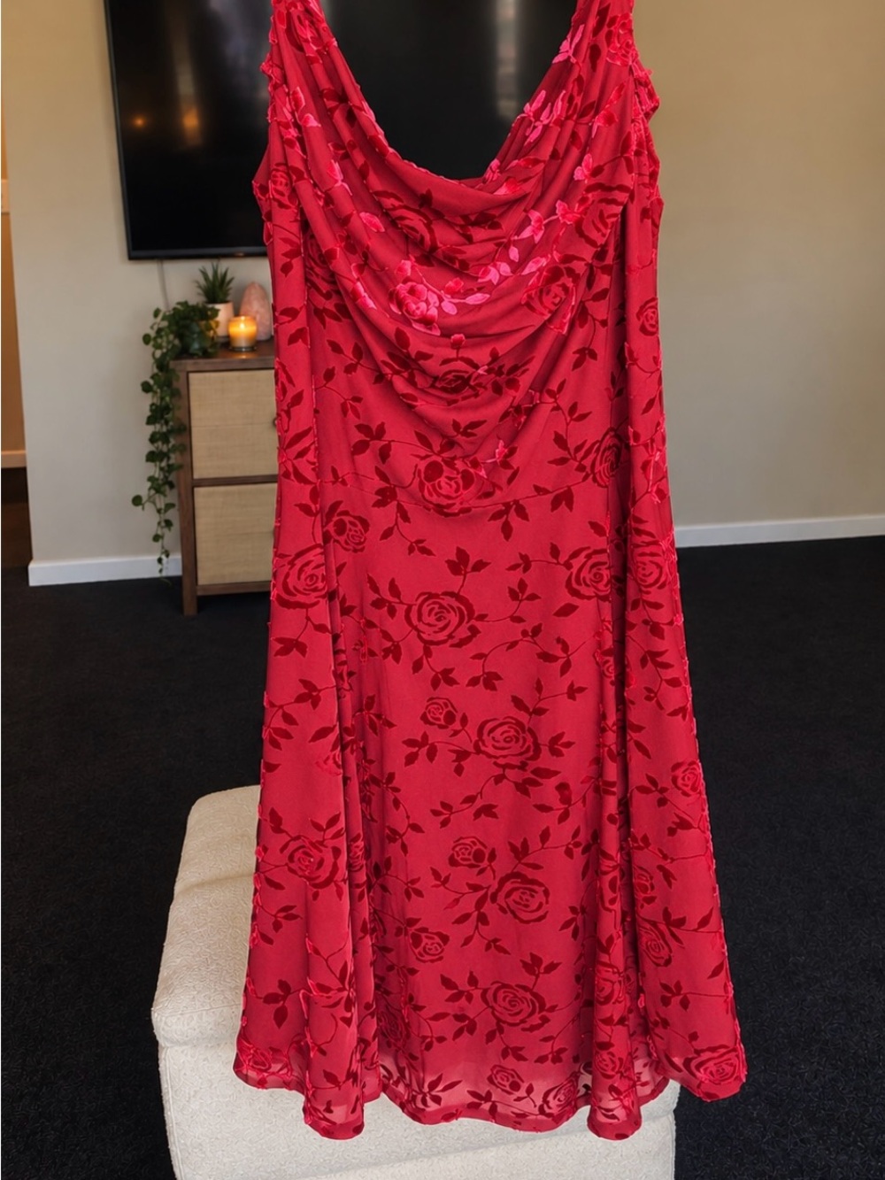 Red dress